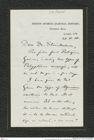 Nachlass Franz Steindachner, Brief von G. A. Boulenger an Franz Steindachner (23.11.1910), Inv.Nr. 49.08, Seite 1
